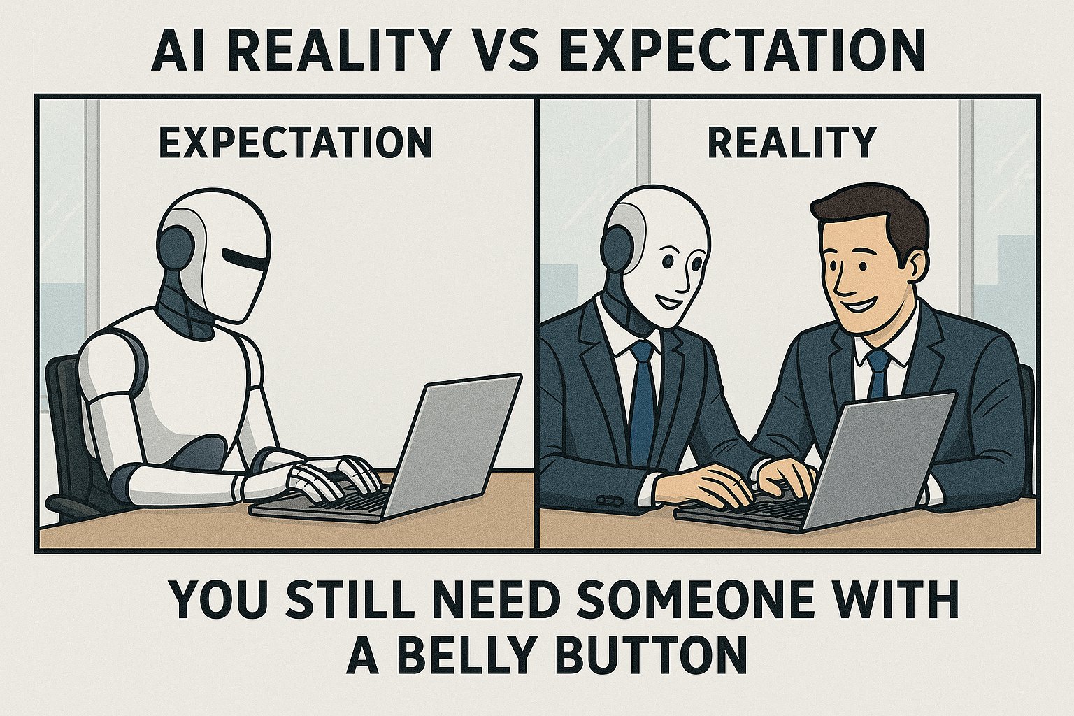 LensView Issue 42 – AI Reality vs Expectation: You Still Need Someone With a Belly Button